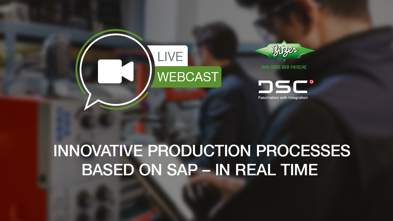 Innovative production processes based on SAP – in real time
