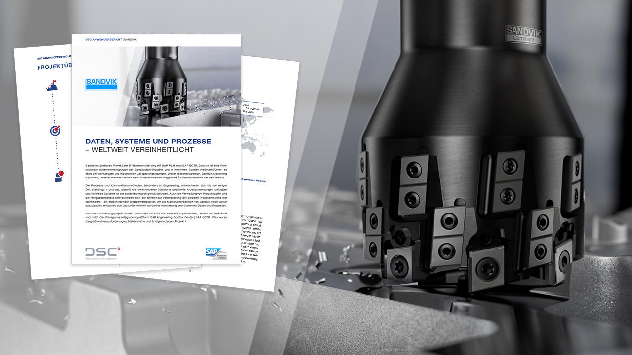 Sandvik setzt auf SAP PLM und SAP ECTR