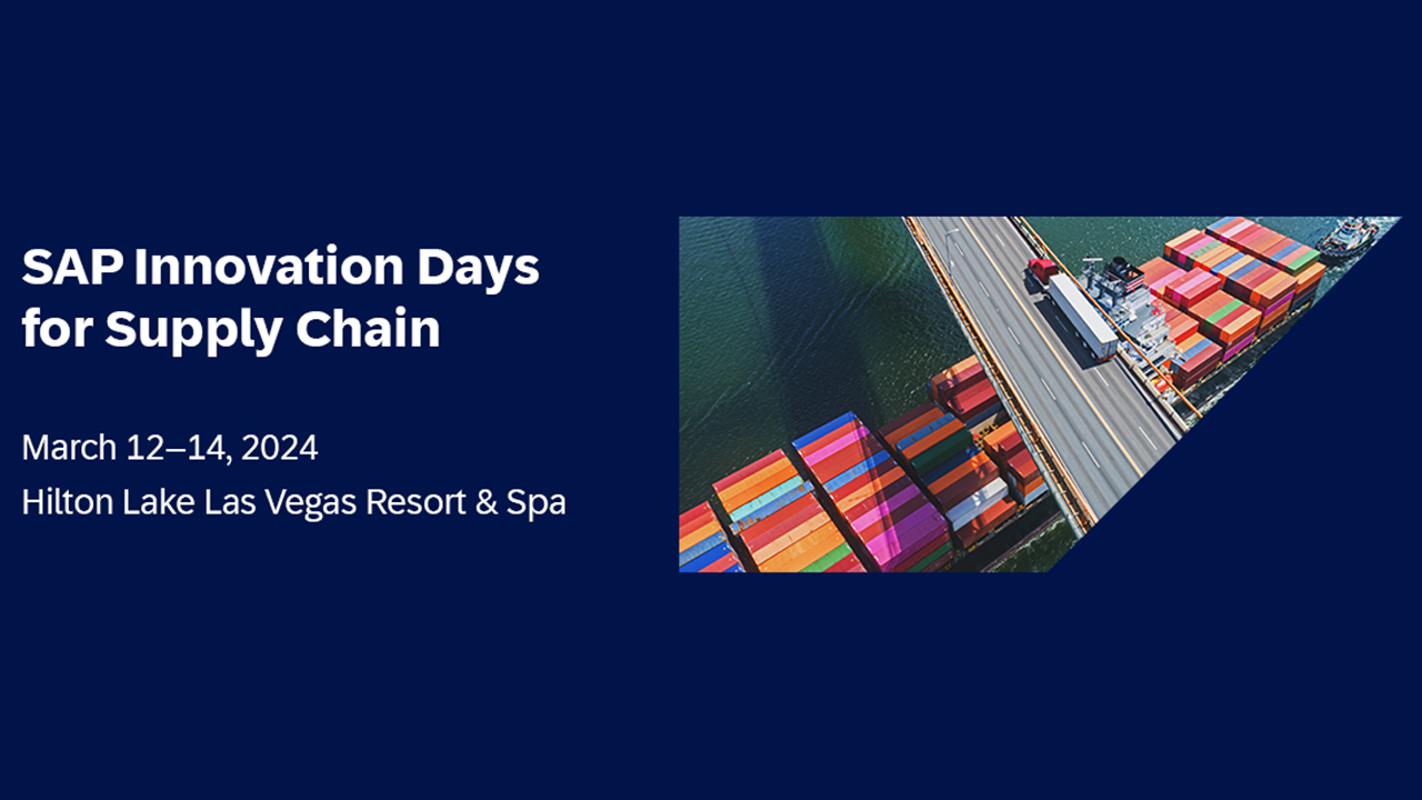 SAP Innovation Days for Supply Chain