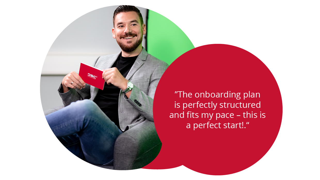 Experience report from a jung talent at DSC