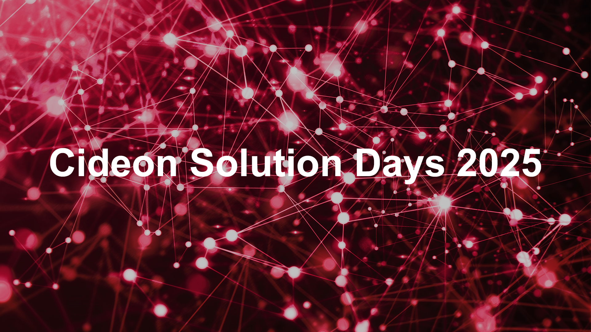 Cideon Solution Days 2025