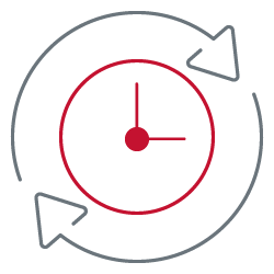 Icon for Flexible working hours