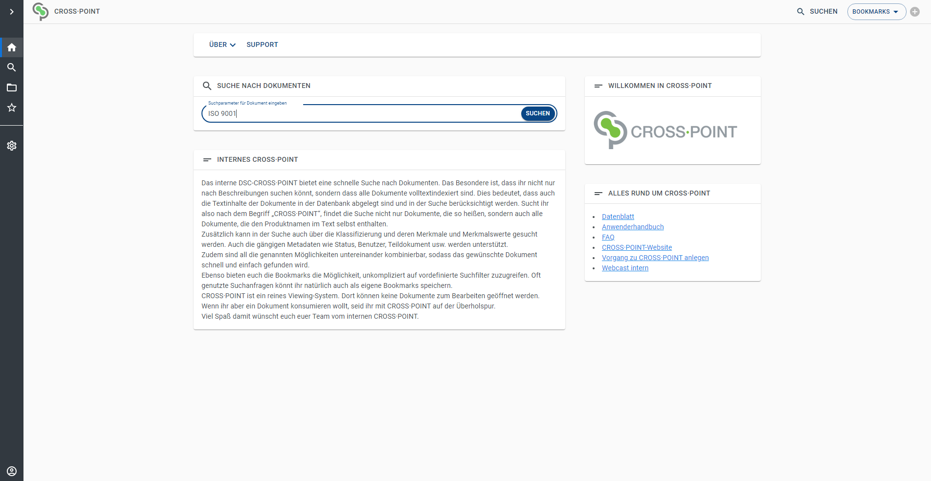 Welcome Page